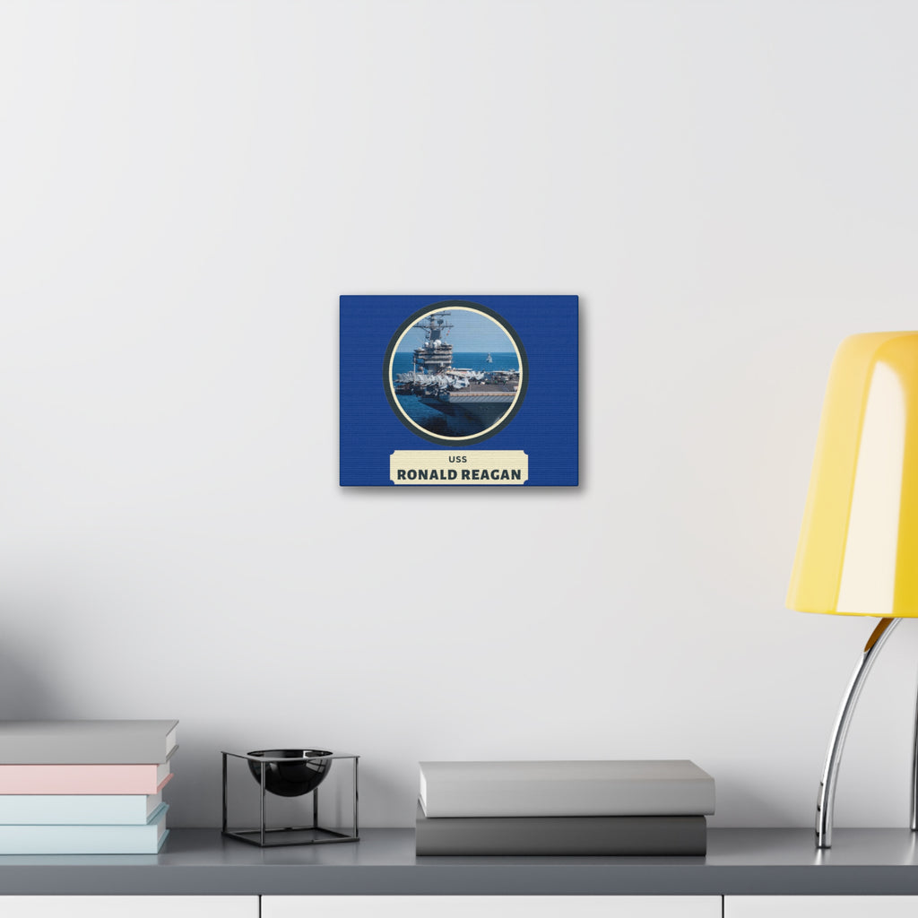 USS ronald reagan United States Ships POD Polyester Canvas