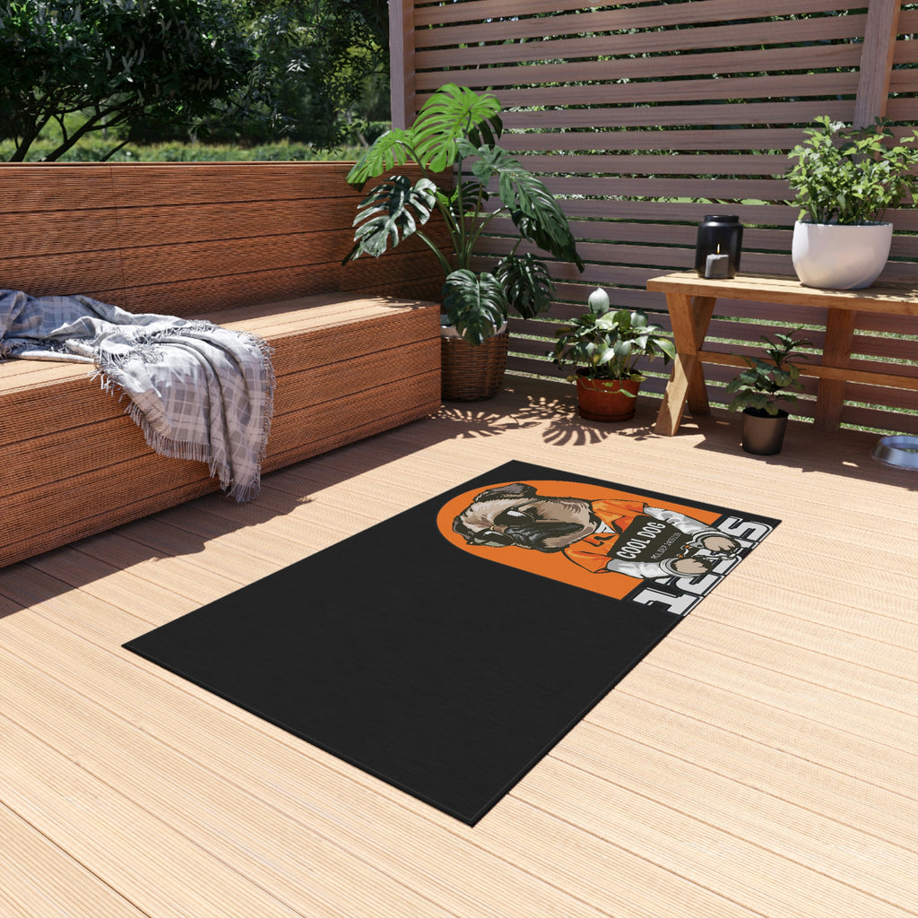 Cool Dog Outdoor Rug POD