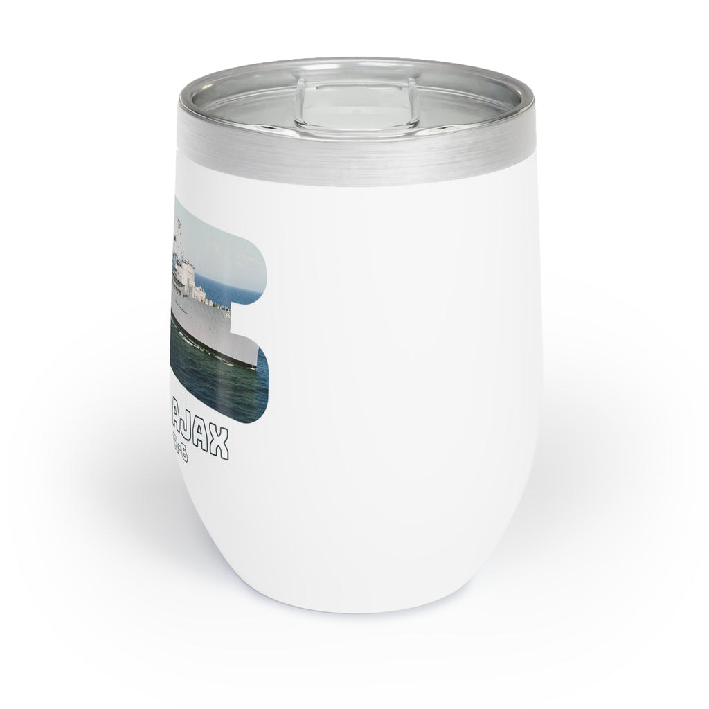 USS Ajax AR-6 United States Ship POD Chill Wine Tumbler