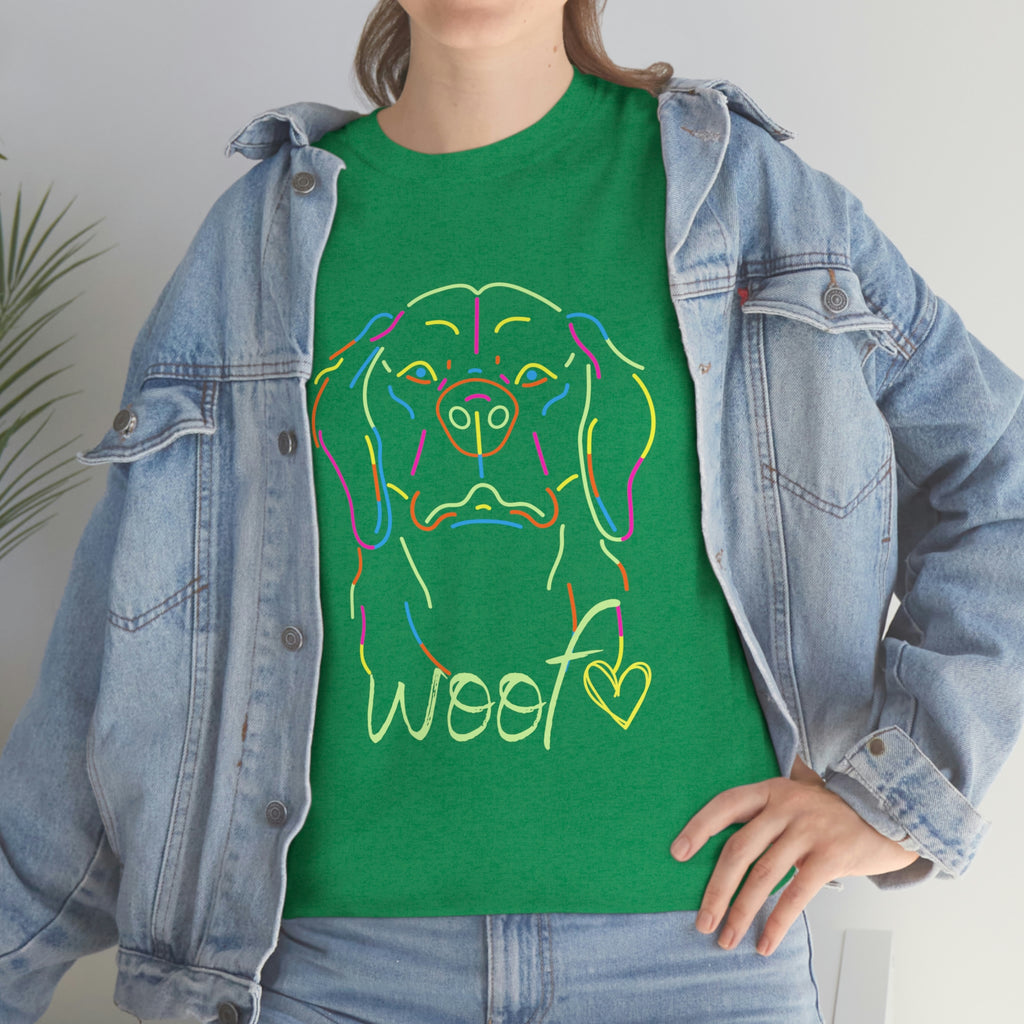 Neon Dog Unisex Heavy Cotton Tee