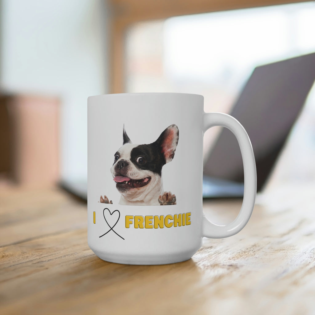 I love French Bulldog Dog POD Mug 15oz