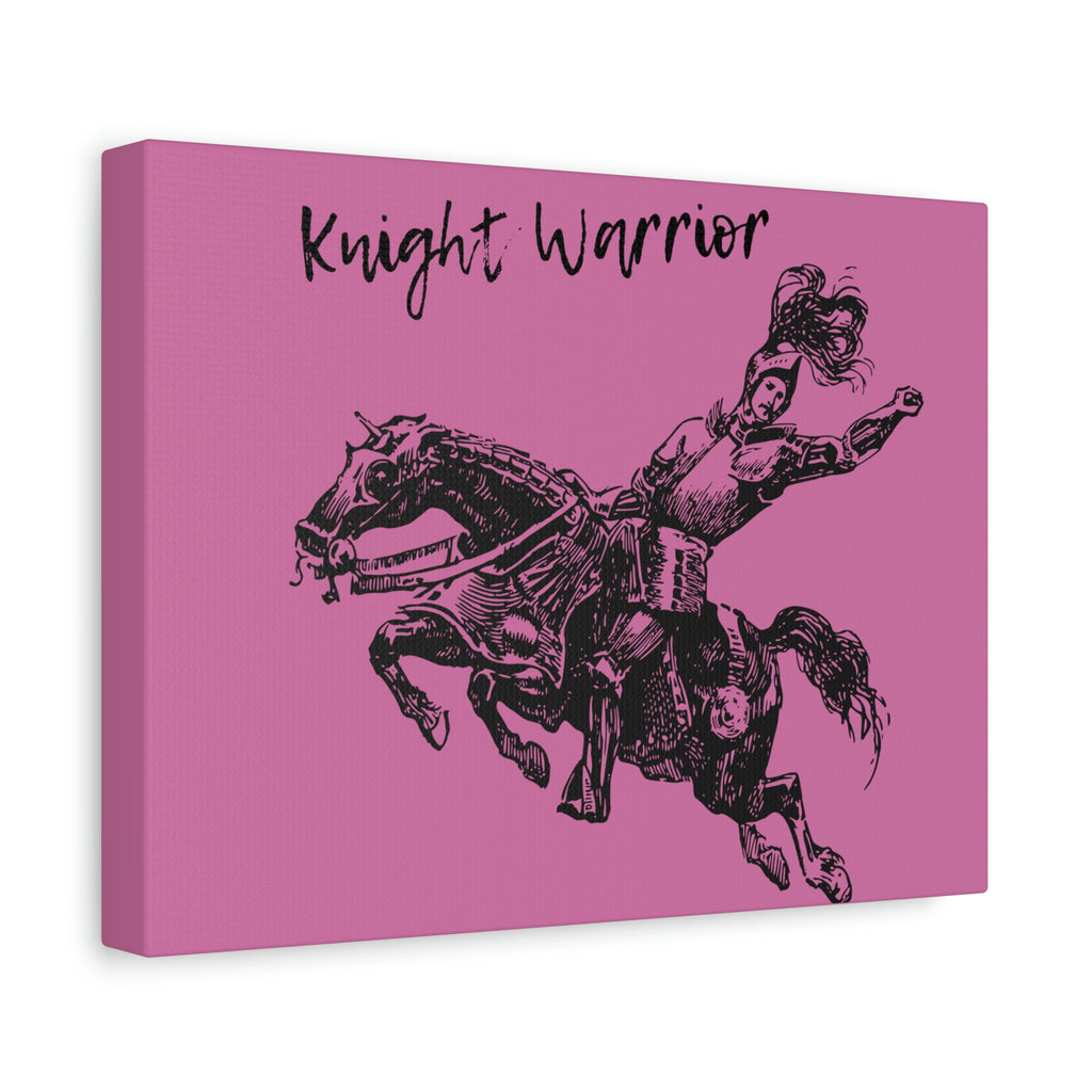 Knight Warrior Horse POD Matte Canvas, Stretched, 1.25"