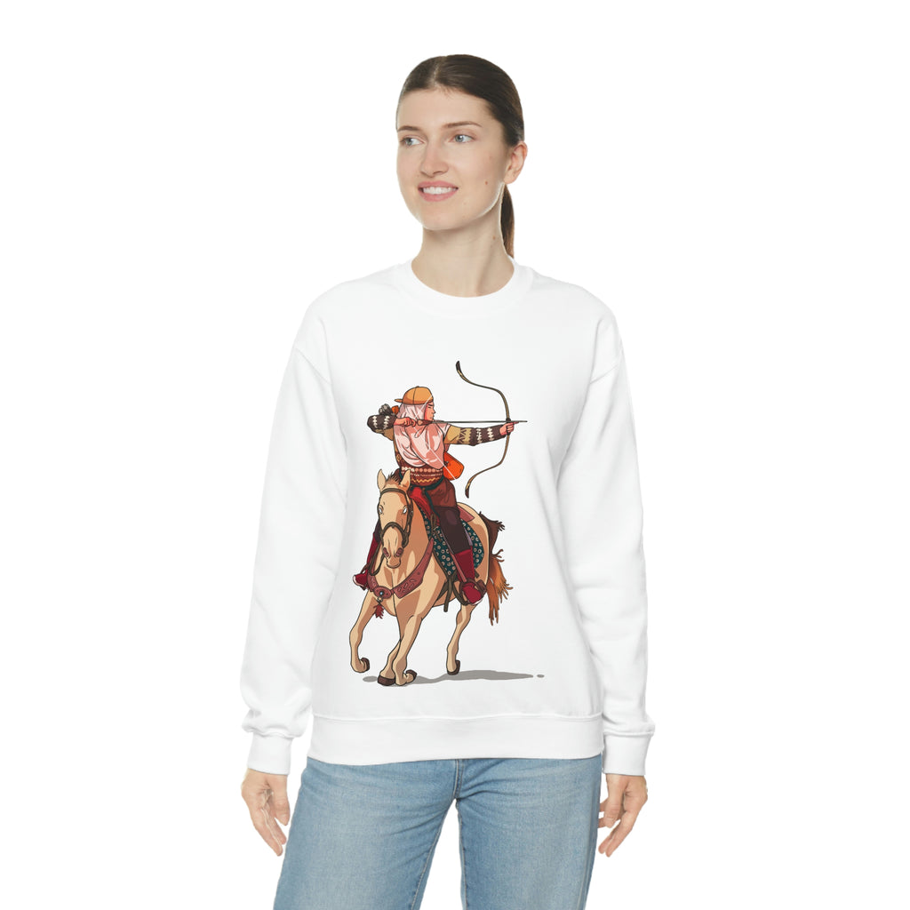 Backriding Horse POD Unisex Heavy Blend™ Crewneck Sweatshirt