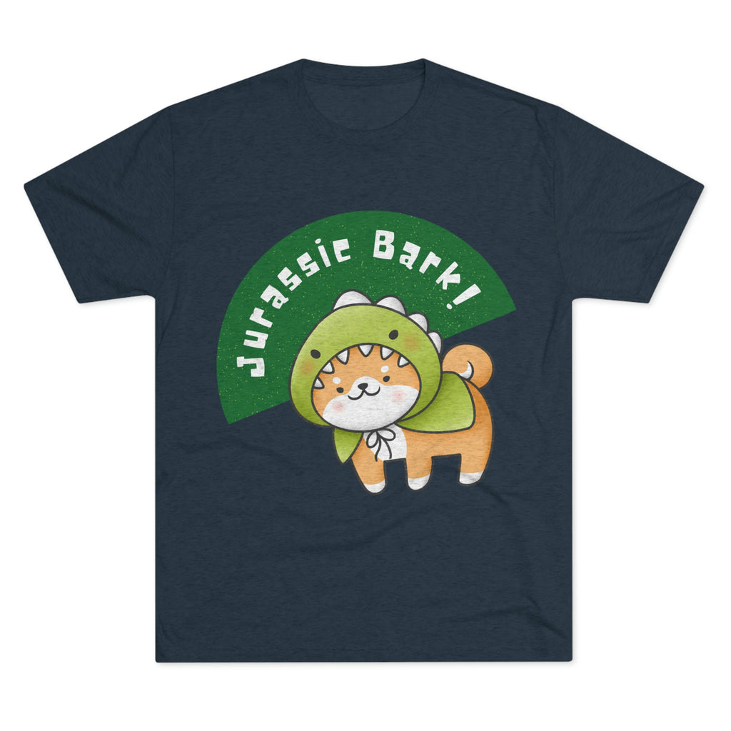 Jurassic Bark Dog POD Unisex Tri-Blend Crew Tee