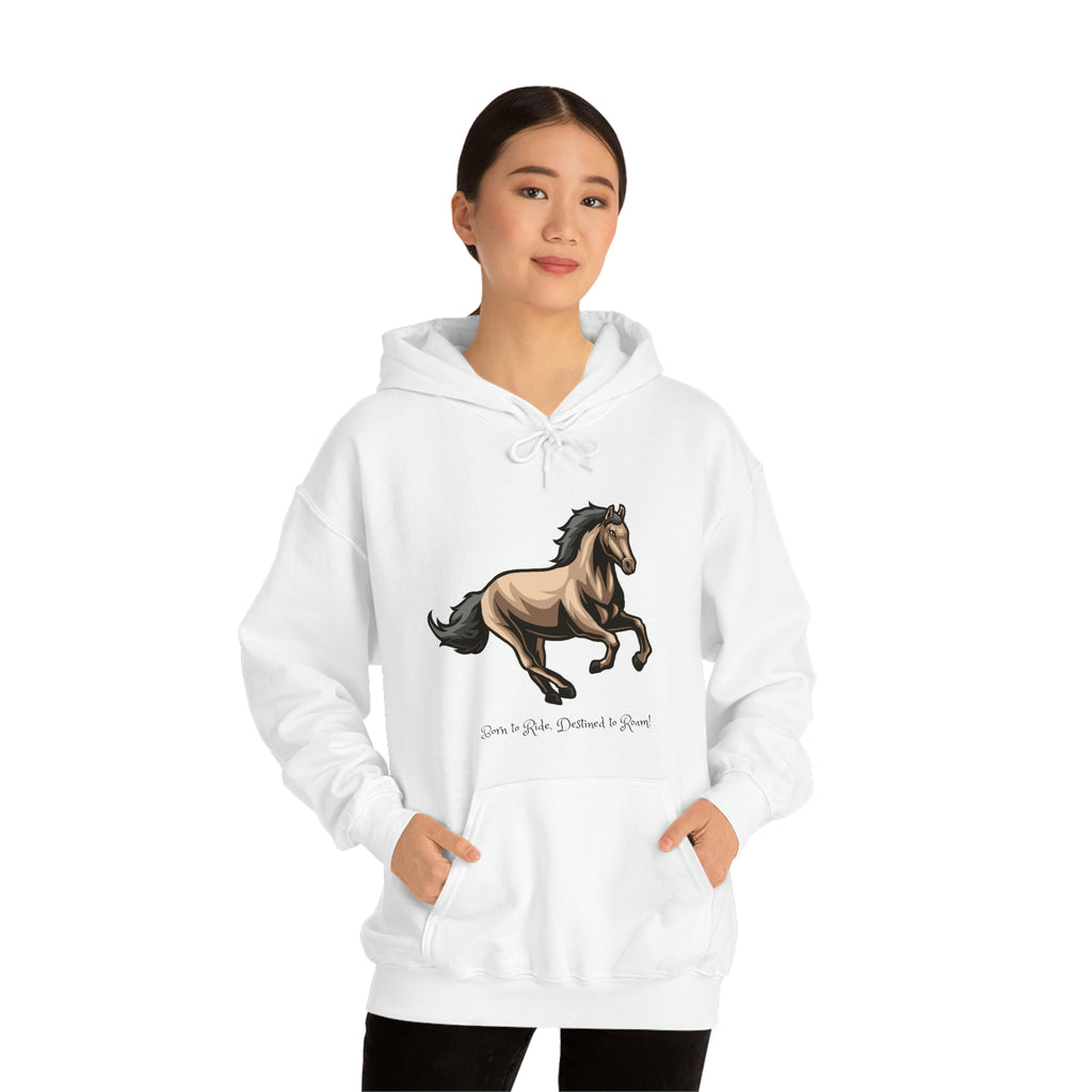 Born to Ride Horse POD Unisex Heavy Blend™ Hooded Sweatshirt