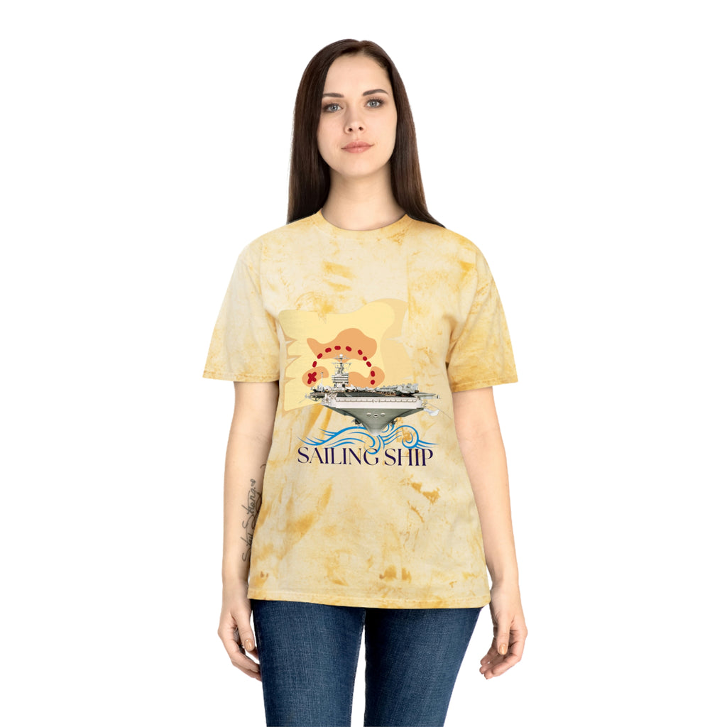 USN POD Navy Ship  Unisex Color Blast T-Shirt