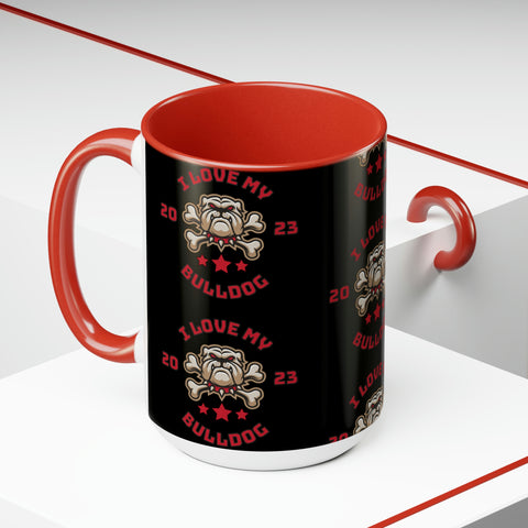 I love my Bulldog Dog POD Two-Tone Coffee Mugs, 15oz