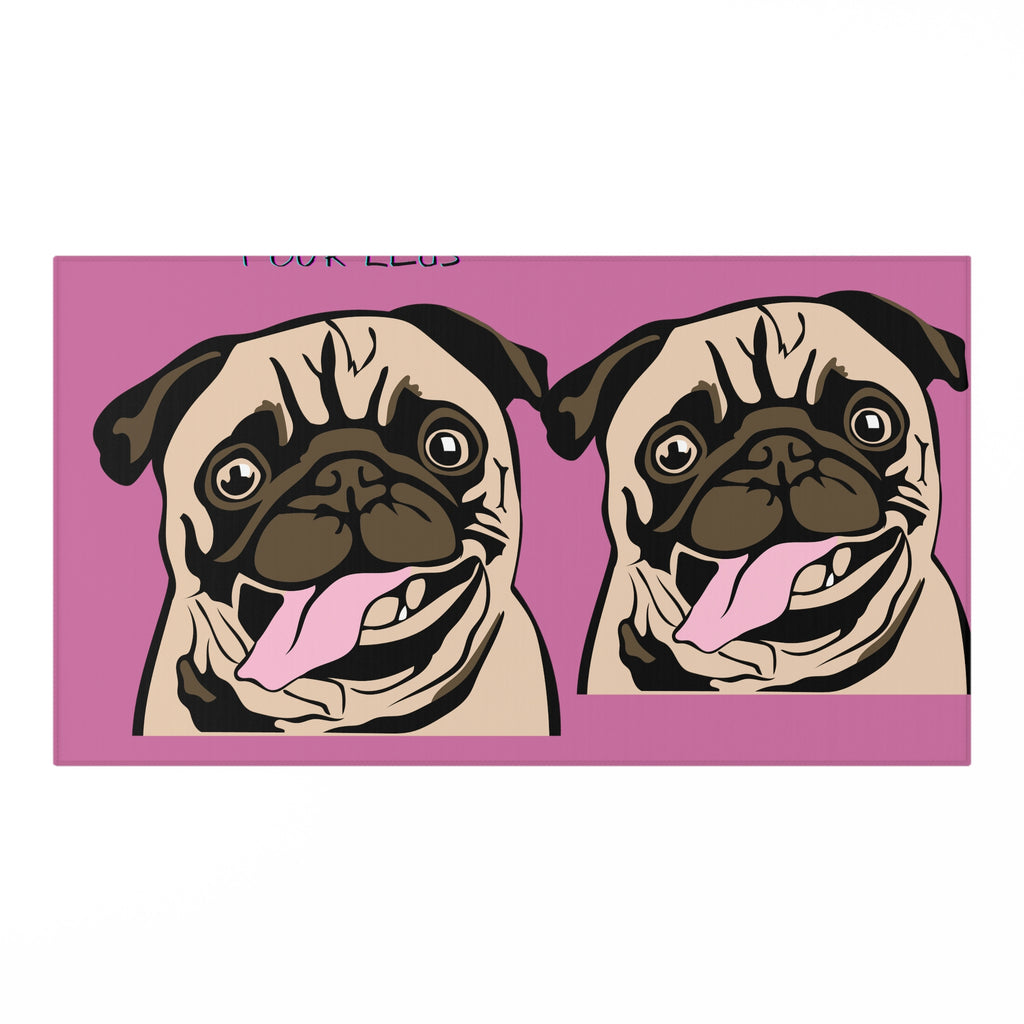 Pug Therapist Dog POD Dornier Rug