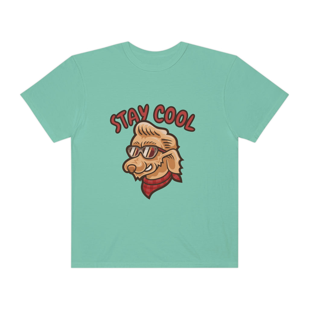 Stay Cool Dog POD Unisex Garment-Dyed T-shirt