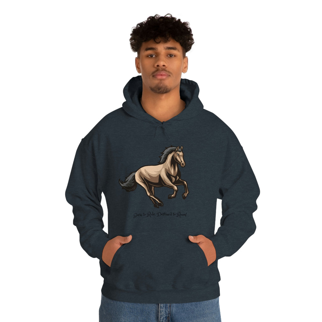 Born to Ride Horse POD Unisex Heavy Blend™ Hooded Sweatshirt