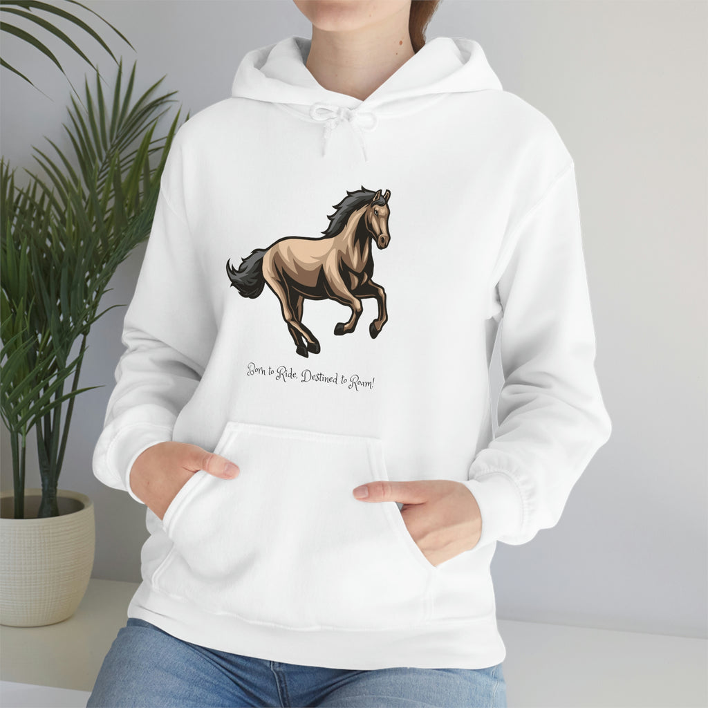 Born to Ride Horse POD Unisex Heavy Blend™ Hooded Sweatshirt