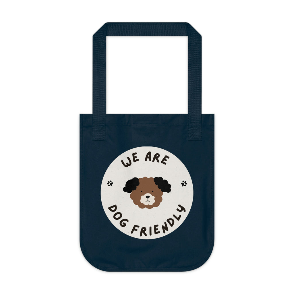 We are Dog Friendly POD Organic Canvas Tote Bag