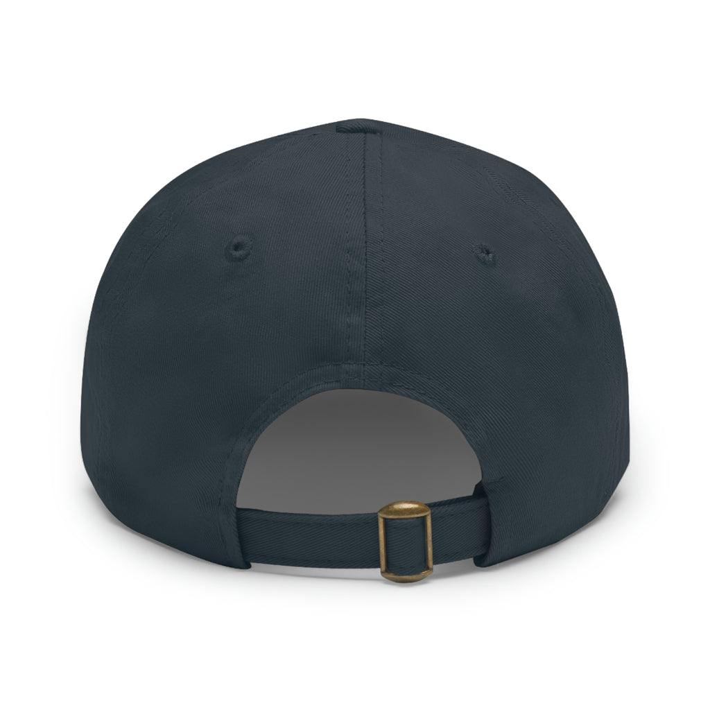 Make-up Horse POD Dad Hat with Leather Patch (Rectangle)