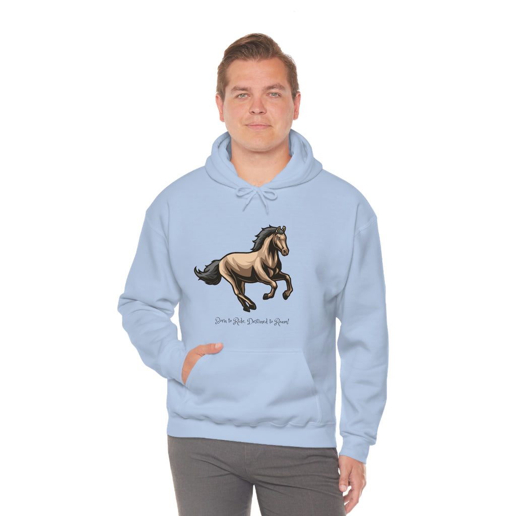 Born to Ride Horse POD Unisex Heavy Blend™ Hooded Sweatshirt