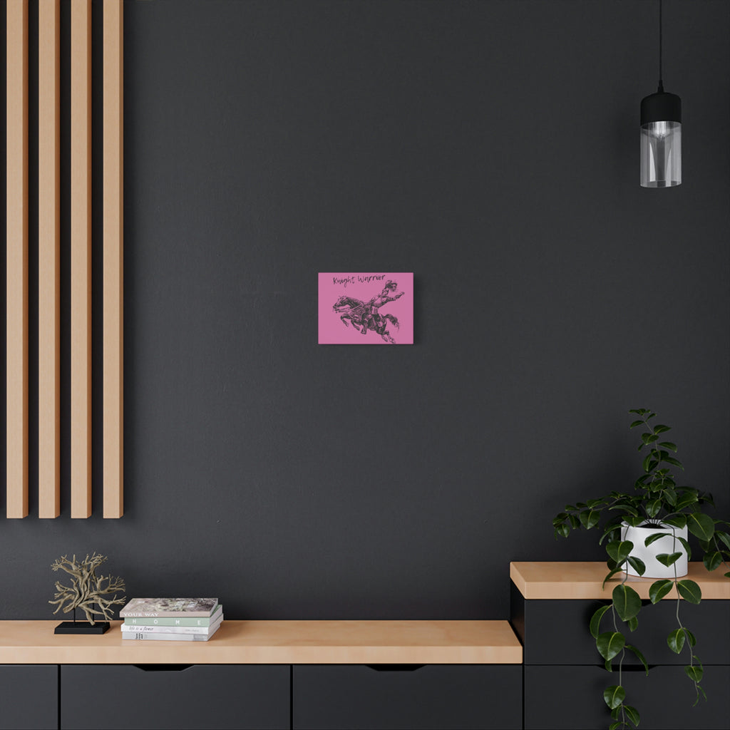 Knight Warrior Horse POD Matte Canvas, Stretched, 1.25"