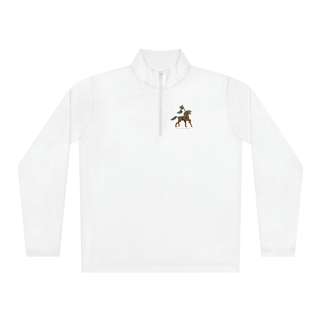 Horse Lover Hooves POD Unisex Quarter-Zip Pullover