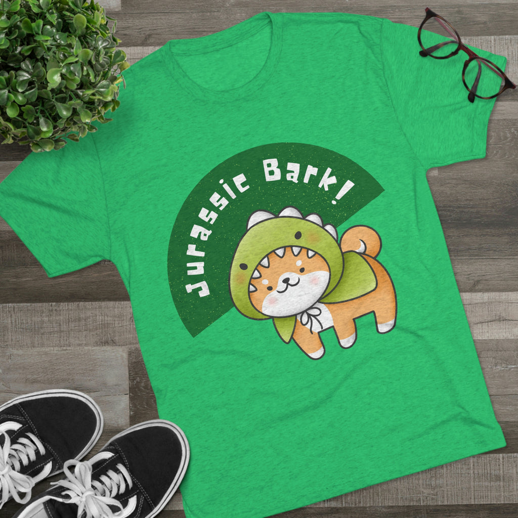 Jurassic Bark Dog POD Unisex Tri-Blend Crew Tee