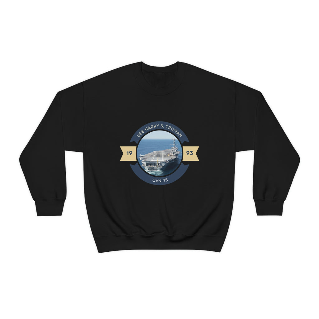 USS Harry S. Truman CVN-75 POD Navy Ship  Unisex Heavy Blend™ Crewneck Sweatshirt