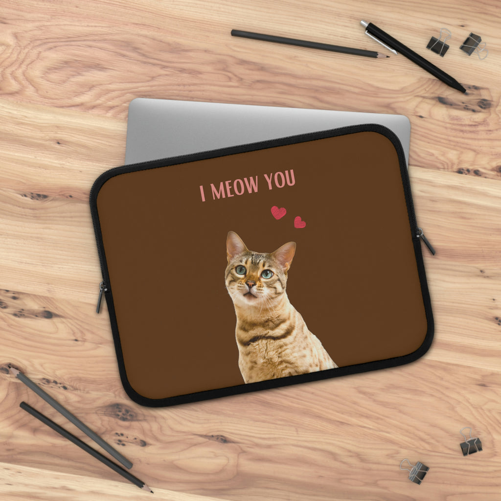 I Meow You Cat POD Laptop Sleeve