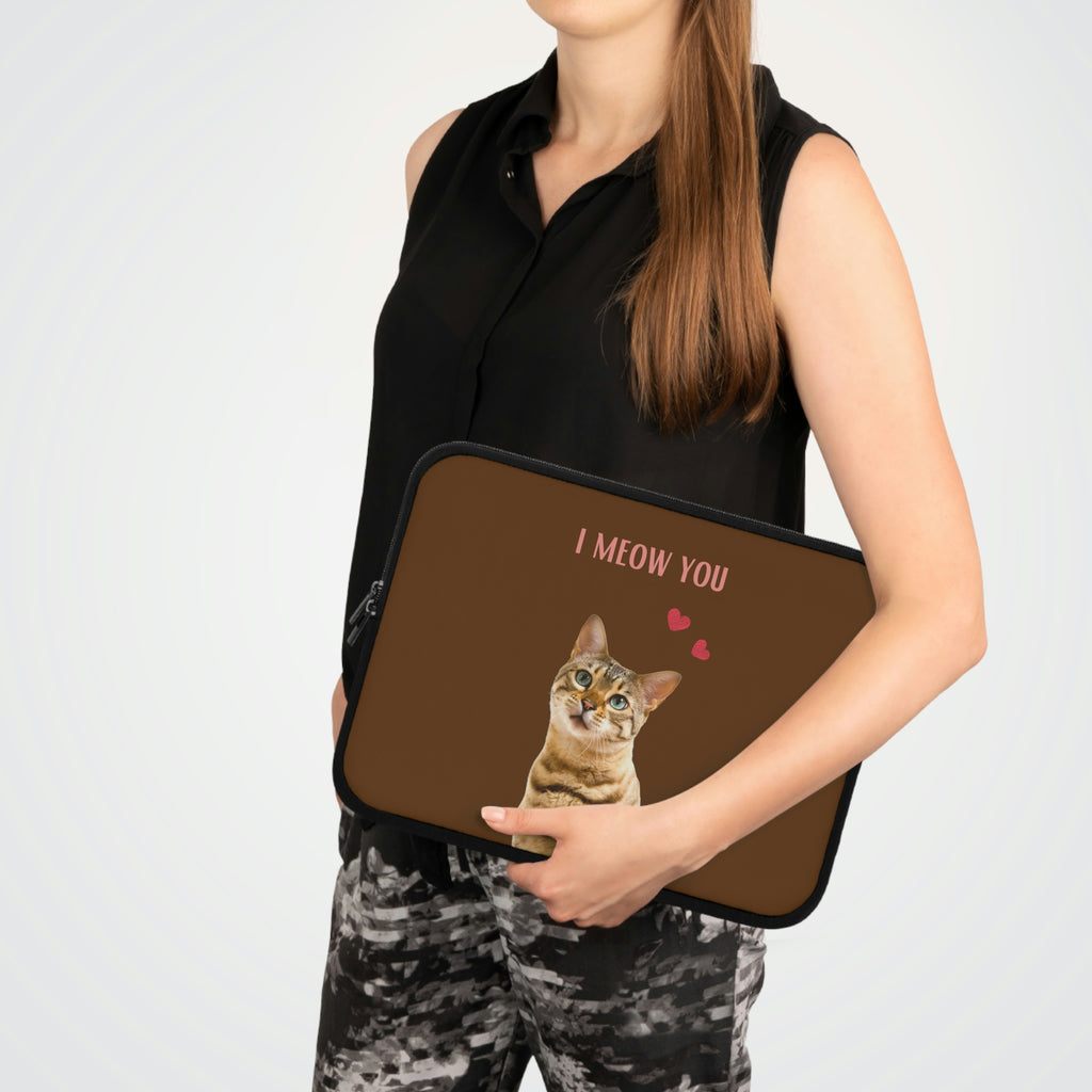 I Meow You Cat POD Laptop Sleeve