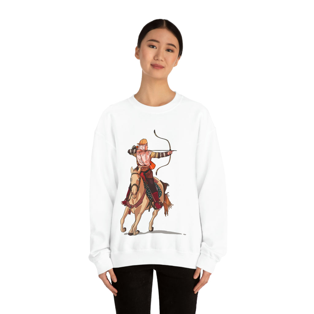 Backriding Horse POD Unisex Heavy Blend™ Crewneck Sweatshirt