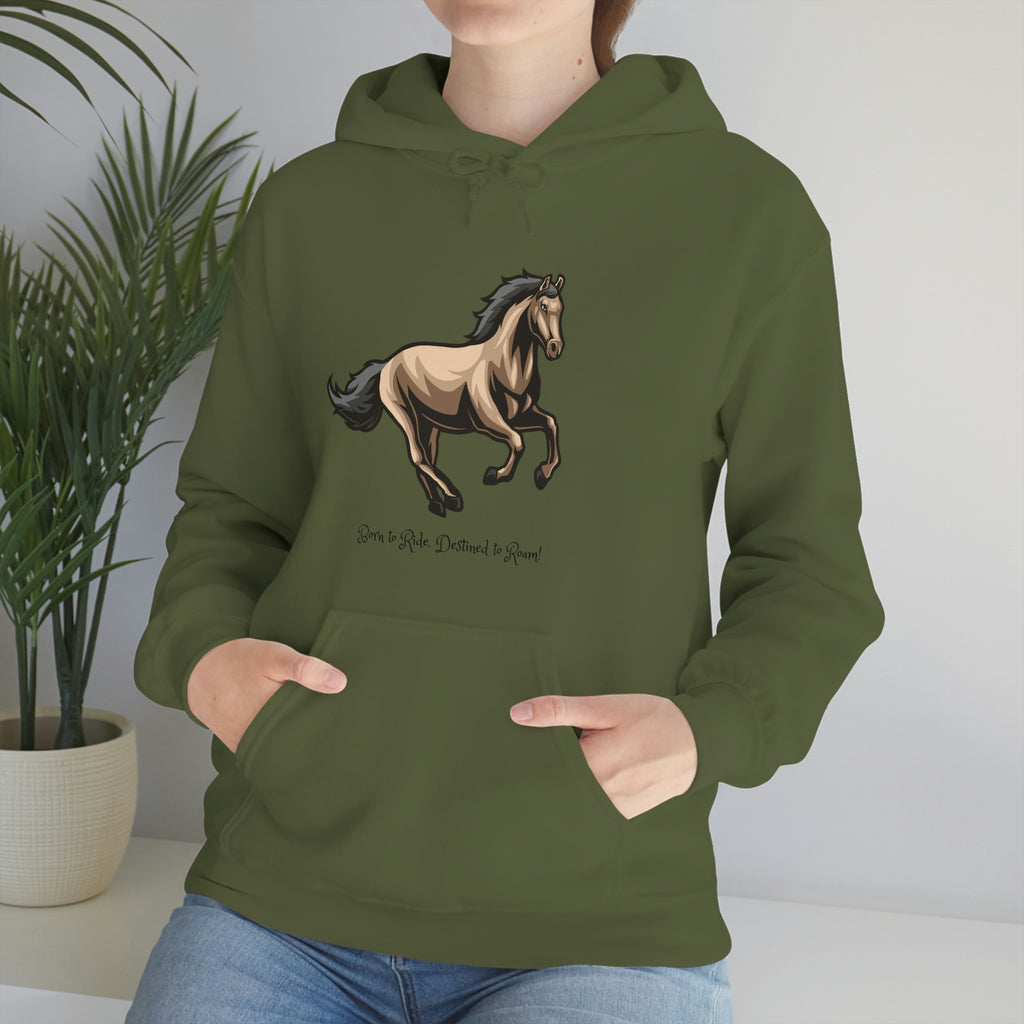 Born to Ride Horse POD Unisex Heavy Blend™ Hooded Sweatshirt