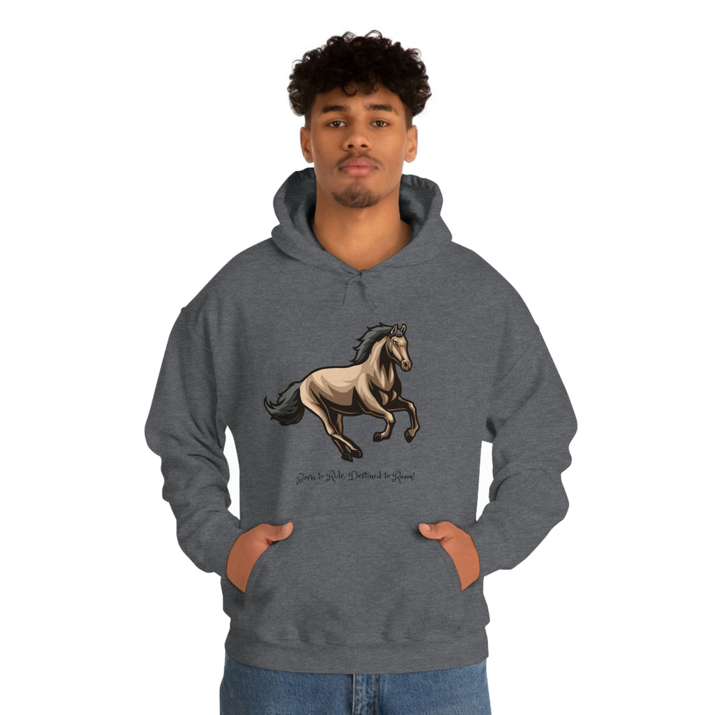 Born to Ride Horse POD Unisex Heavy Blend™ Hooded Sweatshirt