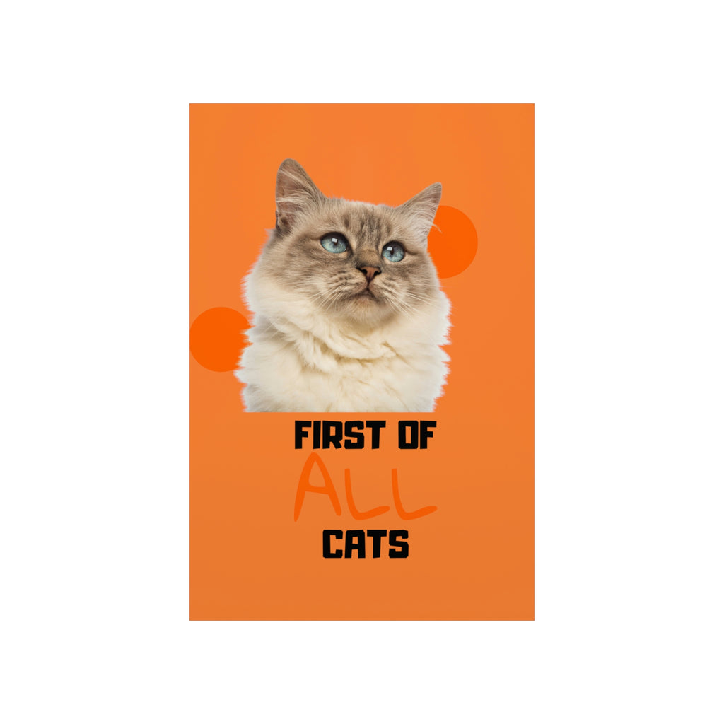 First of All Cat POD Premium Matte Vertical Posters