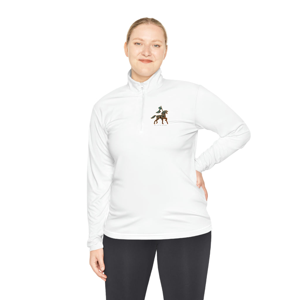 Horse Lover Hooves POD Unisex Quarter-Zip Pullover