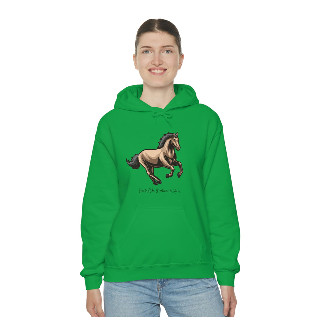 Born to Ride Horse POD Unisex Heavy Blend™ Hooded Sweatshirt