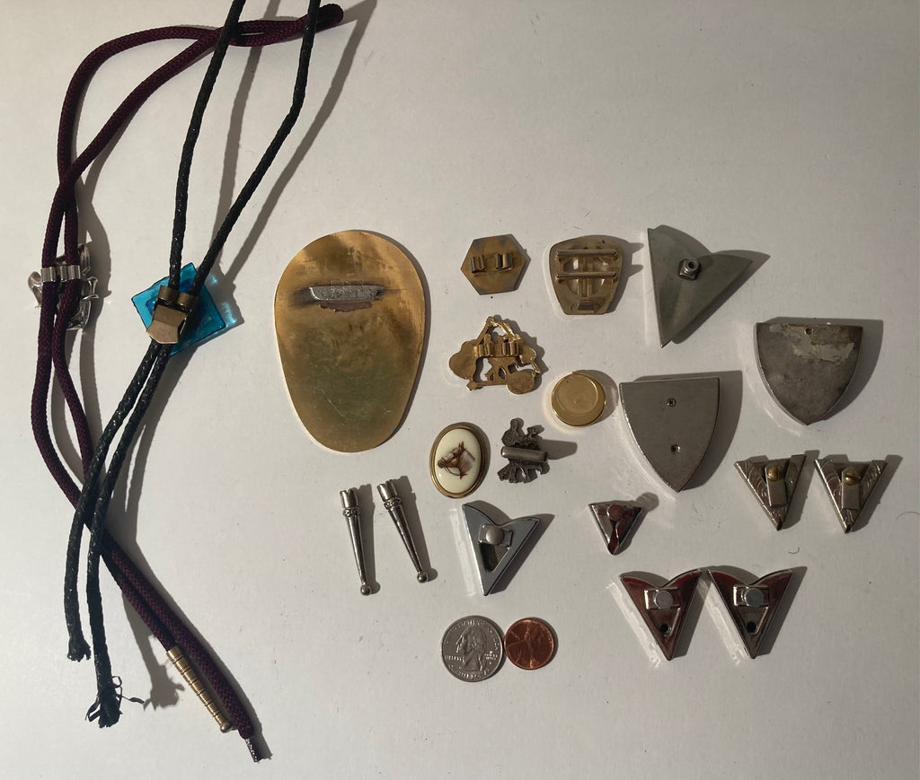 Vintage Lot Bolo Ties and More Western Items, Nice Designs, Horse, Quality, Heavy Duty, Made in USA, Country & Western, Cowboy, Western Wear, Horse, Apparel, Accessory, Tie, Nice Quality Fashion, Wholesale, Shipping in the U.S.
