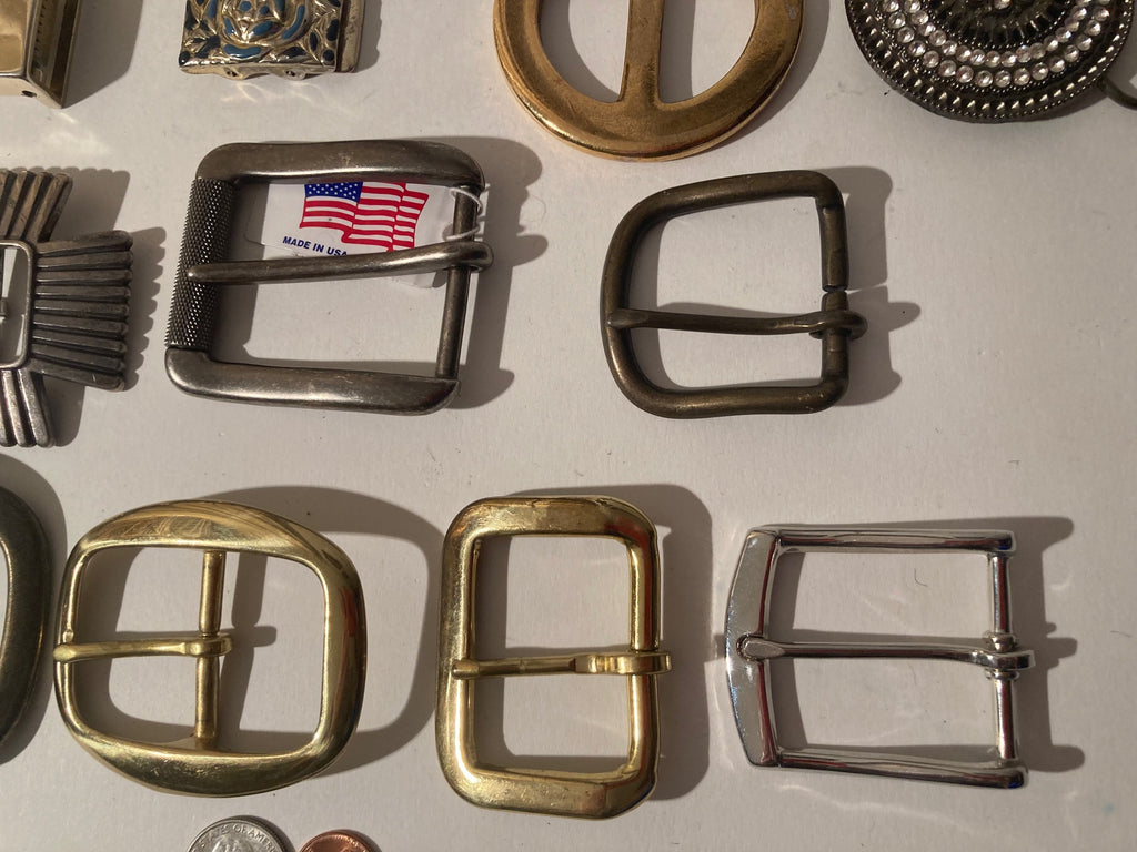 Vintage Lot of 15 Assorted Different Belt Buckles, Country & Western, Western Wear, Resell, For Belts, Fashion, Fun, Shelf Display, Nice Belt Buckles, Wholesale, Shipping in the U.S.