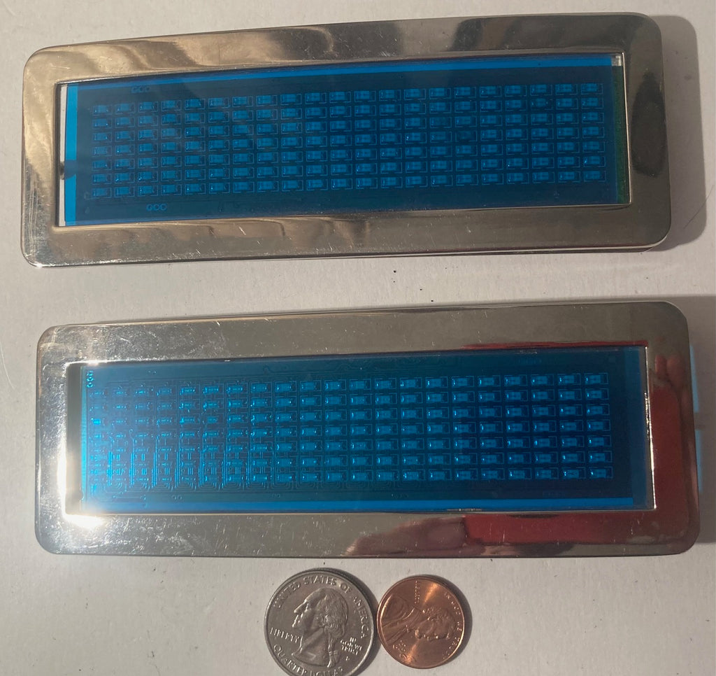 2 Vintage Metal Belt Buckles, Scrolling LCD, Nice Western Style Design, 5 1/2" x 2", Heavy Duty, Quality, Thick Metal, Made in USA, For Belts, Fashion, Shelf Display, Western Wear, Southwest, Country, Fun, Nice