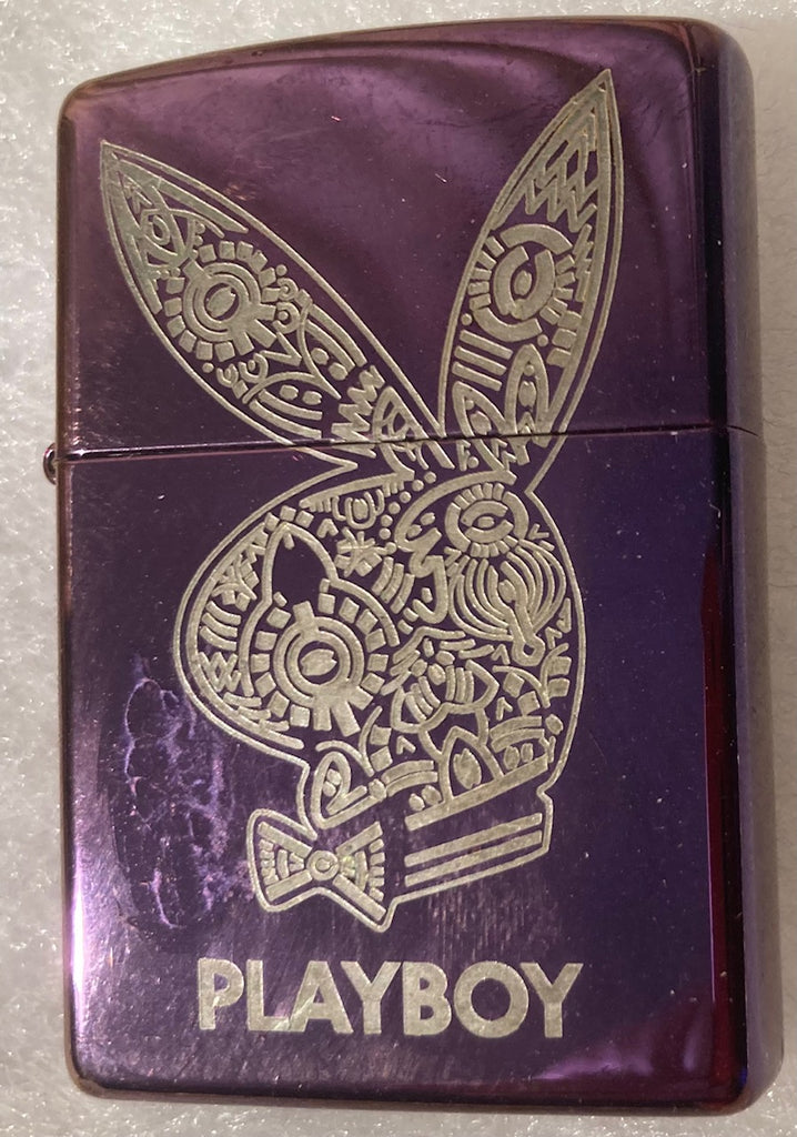 Vintage Metal Zippo Lighter, Playboy Bunny, Hot Girl, Zippo
