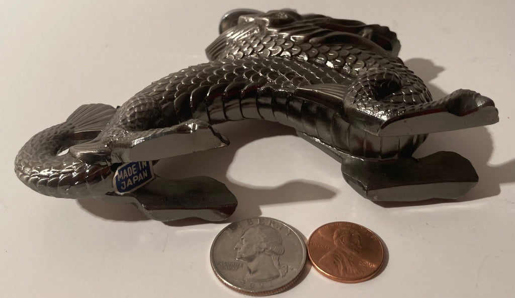 Vintage Metal Dragon, Table Lighter, Comoy's Of London, 5" x 3 1/2", Heavy Duty, Quality, Fun, Cool