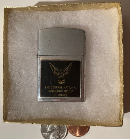 Metal Lighter, The Central National Insurance Group of Omaha