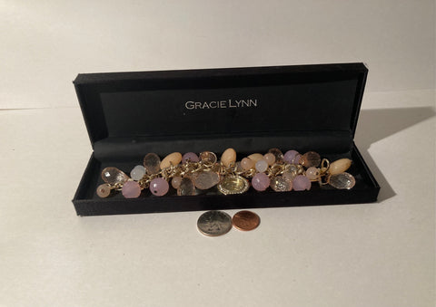 Vintage Metal Gracie Lynn Watch, Time Piece, Clock, Wrist Watch, Fashion, Accessory, Quality, Nice