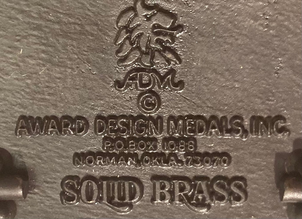 Vintage Metal Belt Buckle, Brass, Honda, Motorcycle, Room for Engraving, 3 3/4" x 2 3/4", Heavy Duty, Quality, Thick Metal, Made in USA, For Belts, Fashion, Shelf Display, Western Wear, Southwest, Country, Fun, Nice,