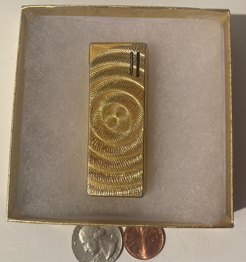 Vintage Metal Lighter, WIN, Bare, Brass, Nice Design,