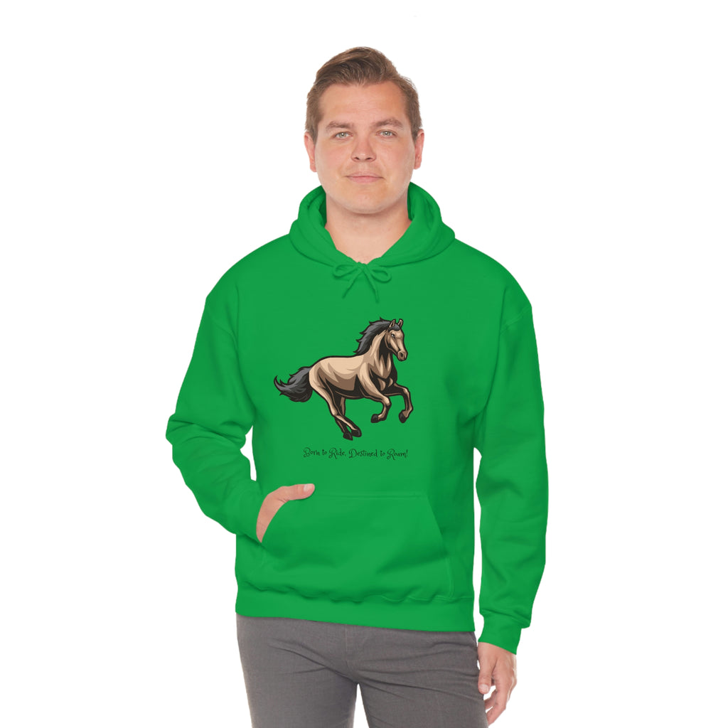 Born to Ride Horse POD Unisex Heavy Blend™ Hooded Sweatshirt