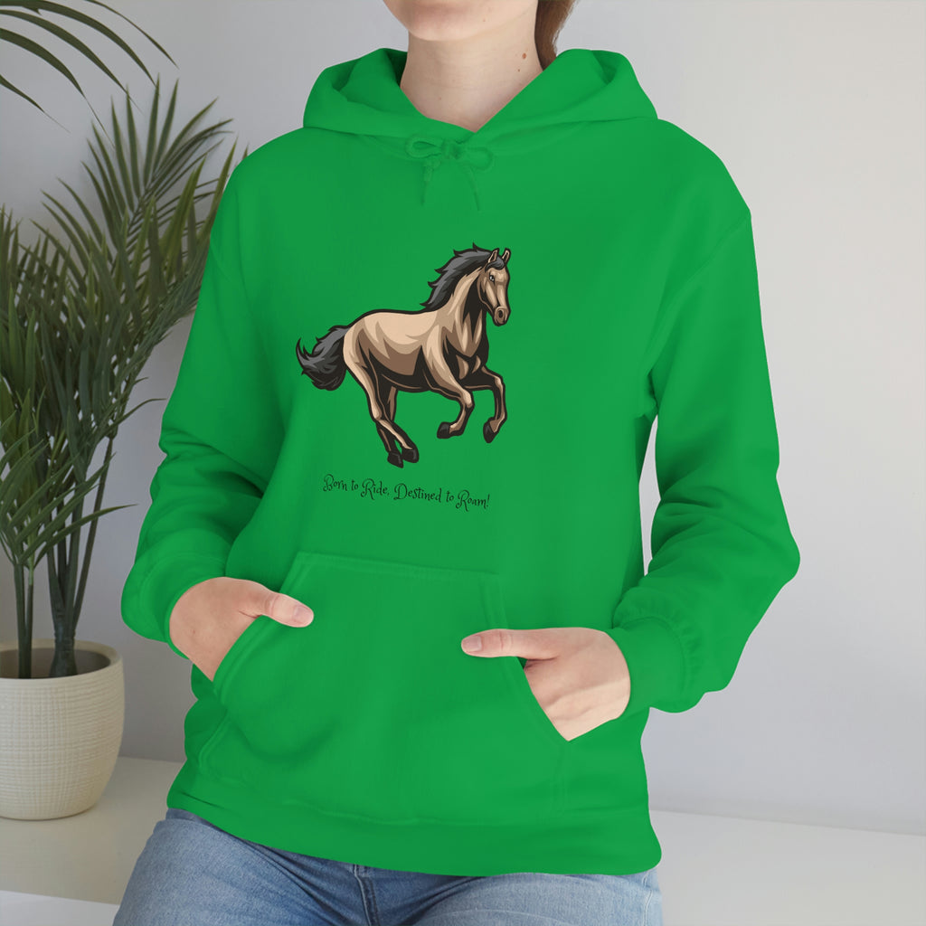 Born to Ride Horse POD Unisex Heavy Blend™ Hooded Sweatshirt