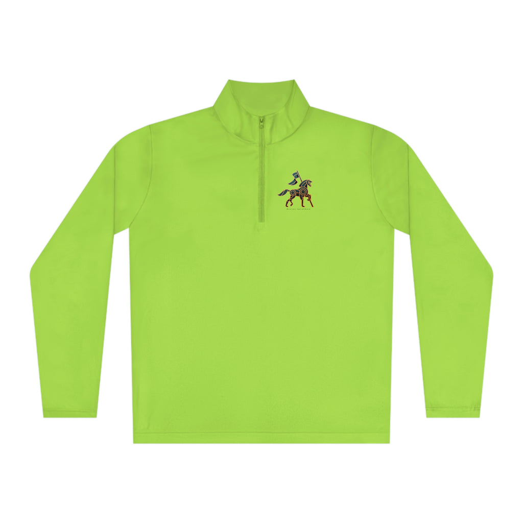 Horse Lover Hooves POD Unisex Quarter-Zip Pullover