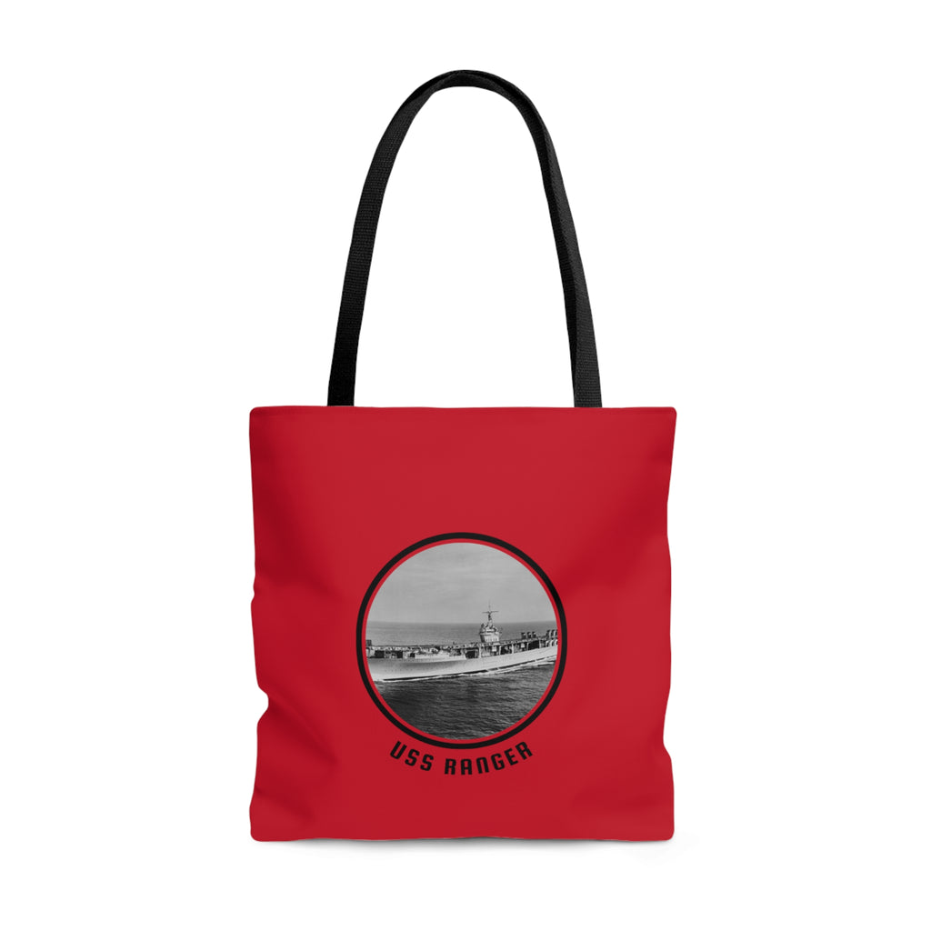 uss Ranger  United States Ships POD Tote Bag (AOP)