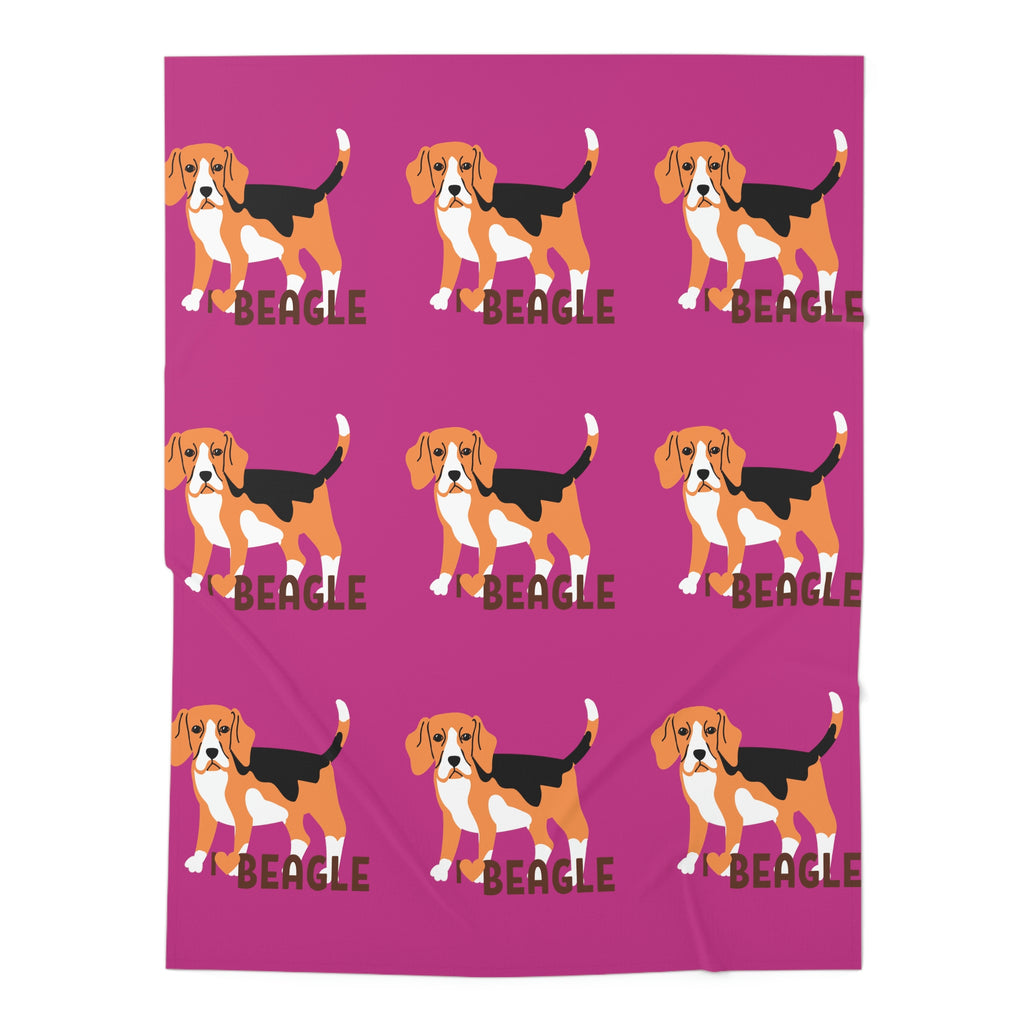 I love my Beagle Dog POD Baby Swaddle Blanket