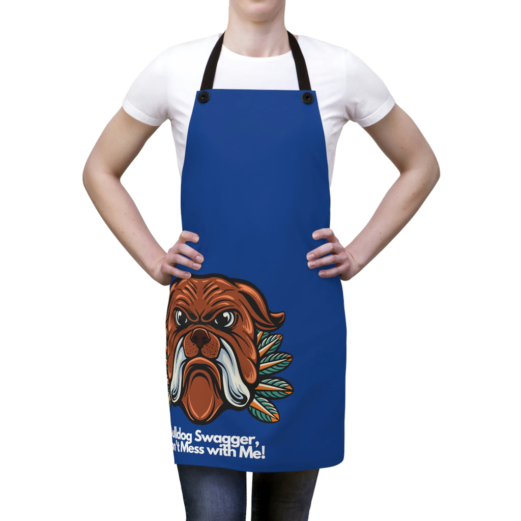 Bulldog Swagger Dog POD = Apron (AOP)