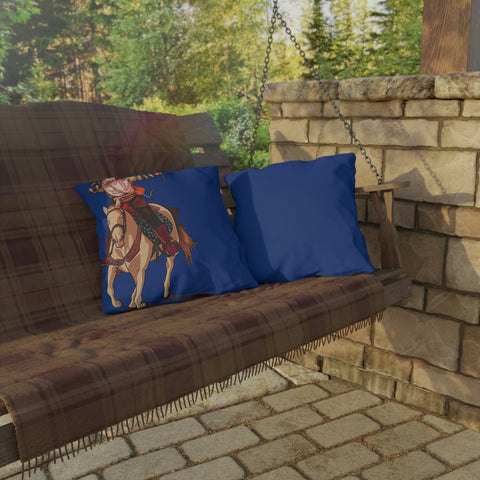 Makeup Horse POD Outdoor Pillows