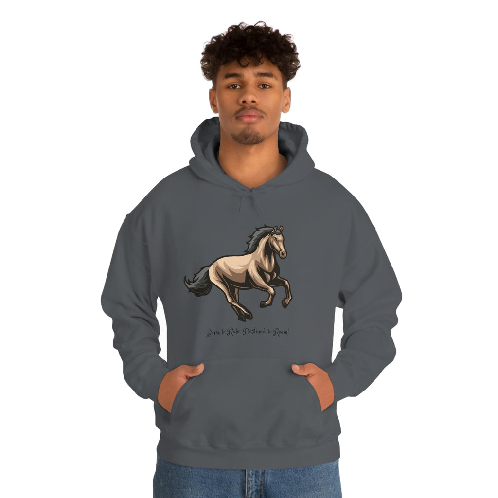 Born to Ride Horse POD Unisex Heavy Blend™ Hooded Sweatshirt