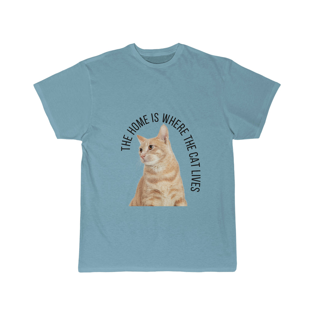 The Home Is Where The Cat Lives POD Men's Short Sleeve Tee