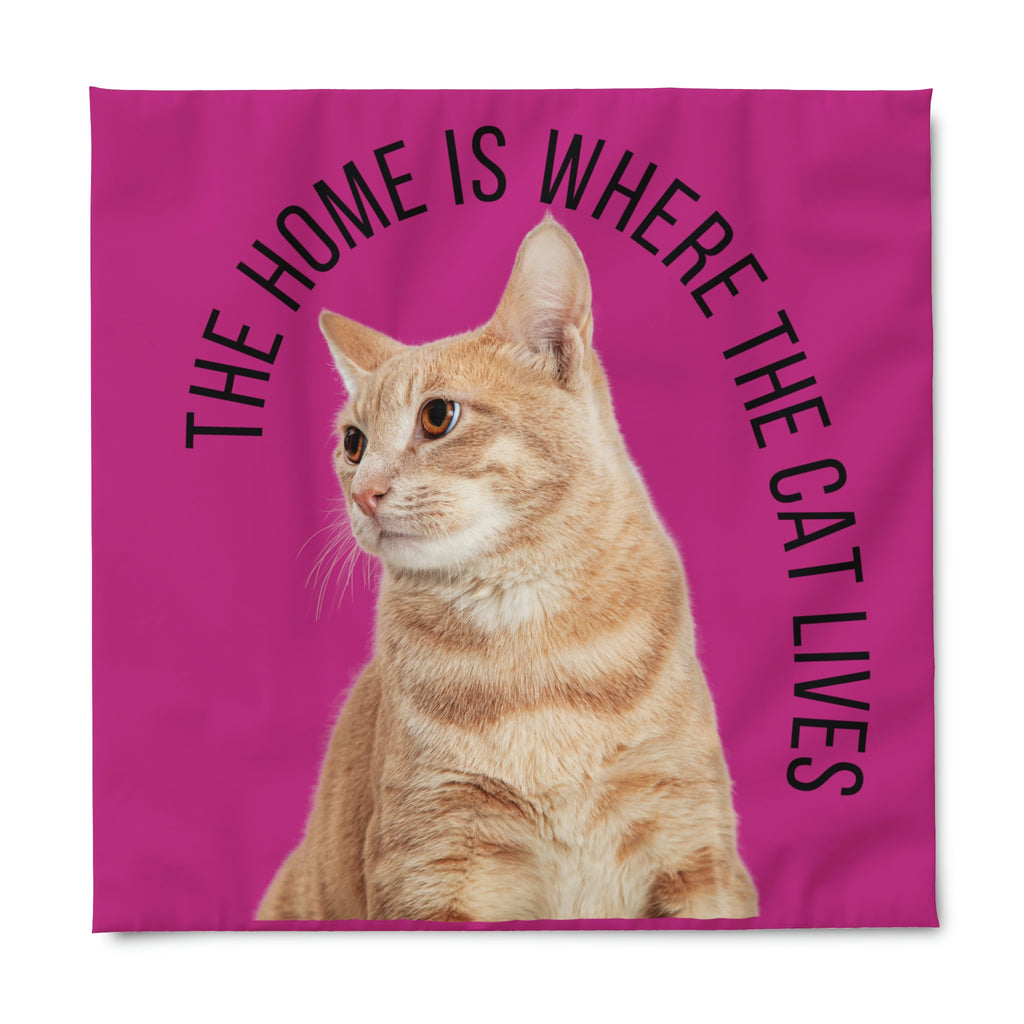 The Home Is Where The Cat Lives POD Duvet Cover
