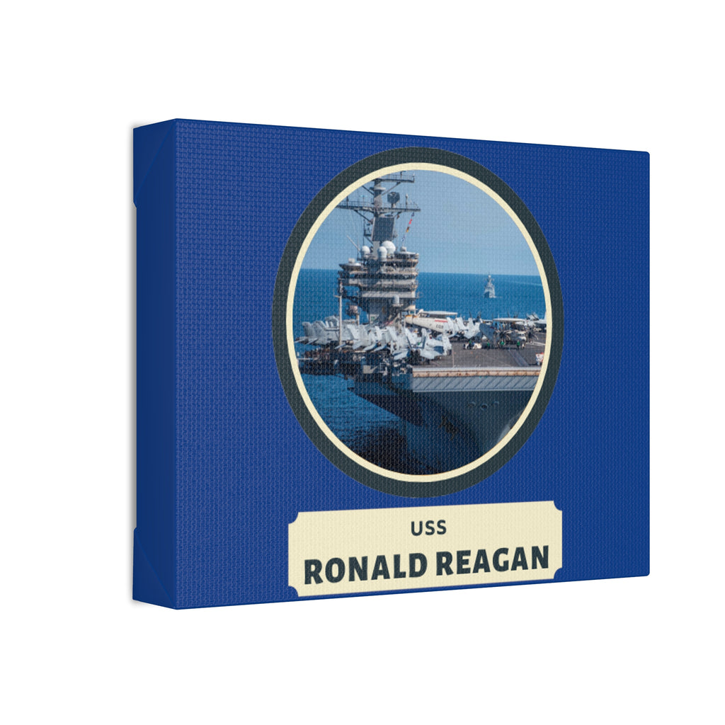 USS ronald reagan United States Ships POD Polyester Canvas